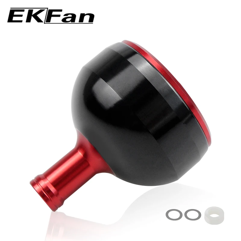 EKFan-perilla de mango de pesca de aleación de aluminio, 38MM, adecuada para DAI & SHI, carrete de pesca Baitcasting, accesorio de pesca basculante - imagen 3