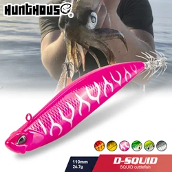 Hunthouse D-squid Señuelo lápiz para turlutte EGI hundimiento