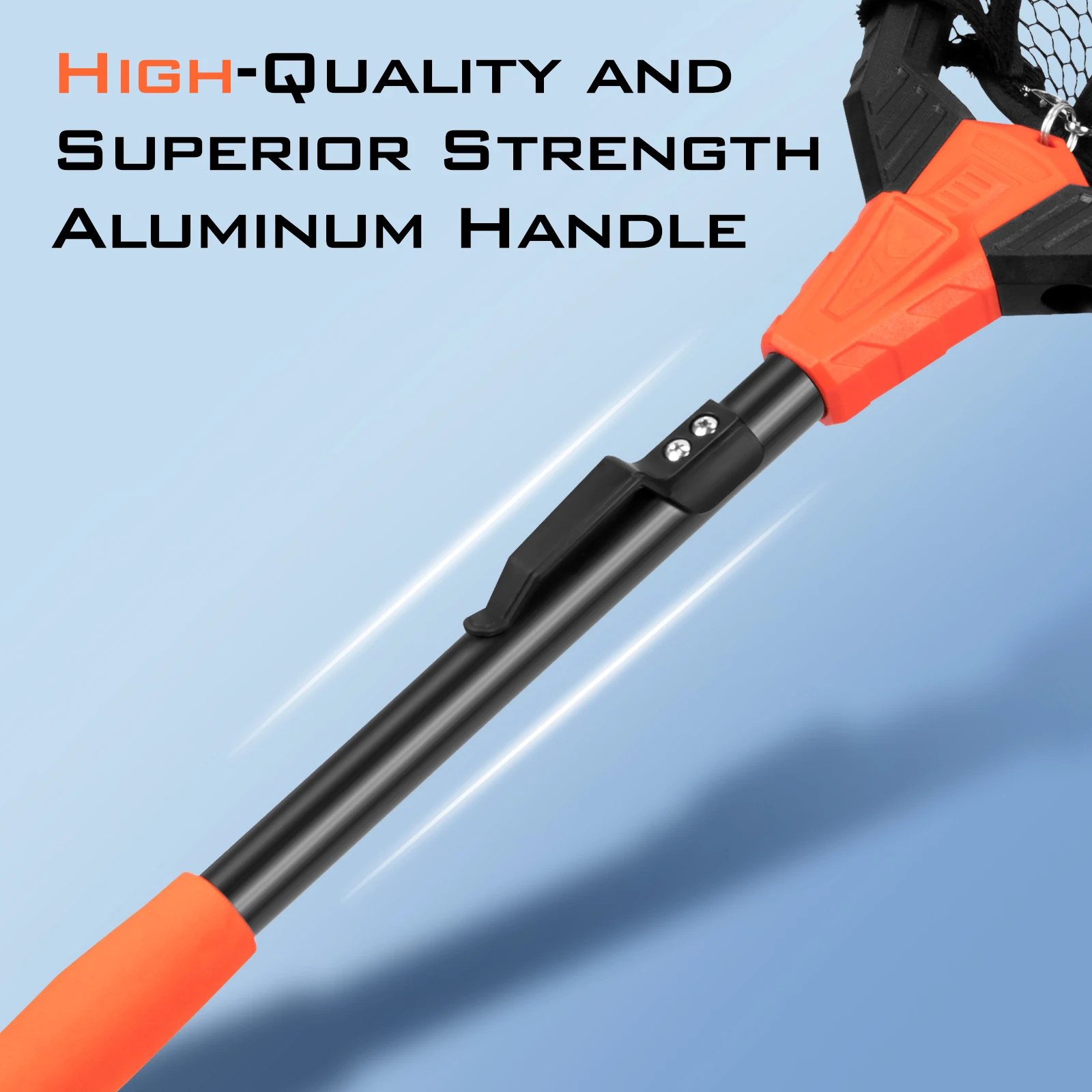 Red de pesca KastKing Pontus, red de aterrizaje plegable, ligera, de agua dulce, con escala de longitud integrada - imagen 5