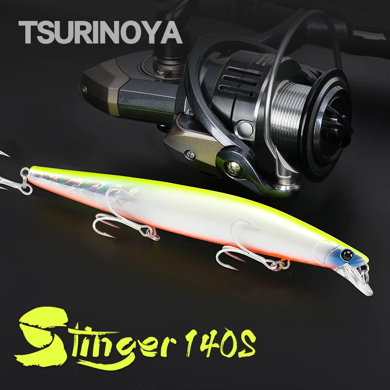 TSURINOYA Stinger 140S Jerkbait – Señuelo superficie para lubina - imagen 2