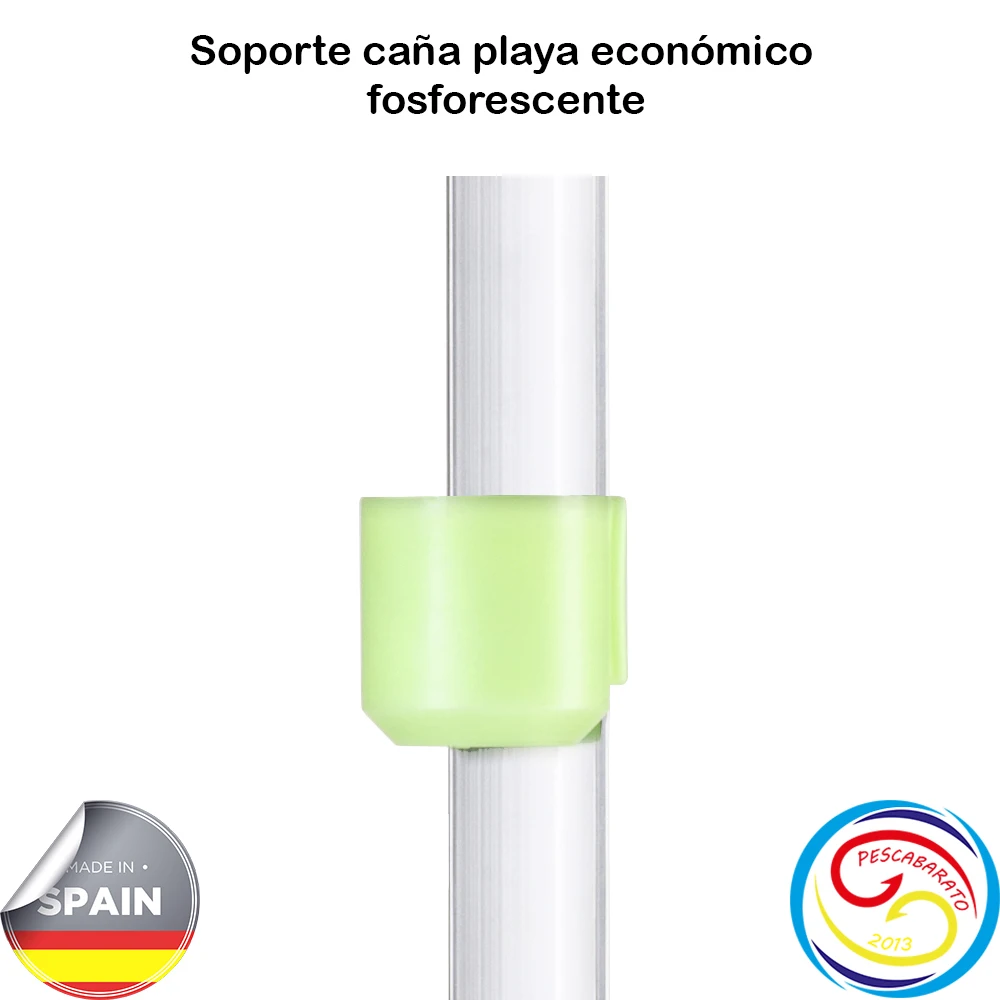 Soporte para caña de pescar de surf castin. De aluminio sin pintar. modelo Eco - imagen 4