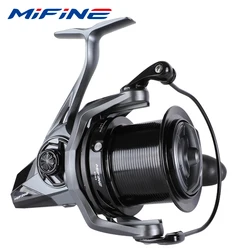 MIFINE Cavalier 12 kg Carrete giratorio de carpa - Arrastre 4,4:1