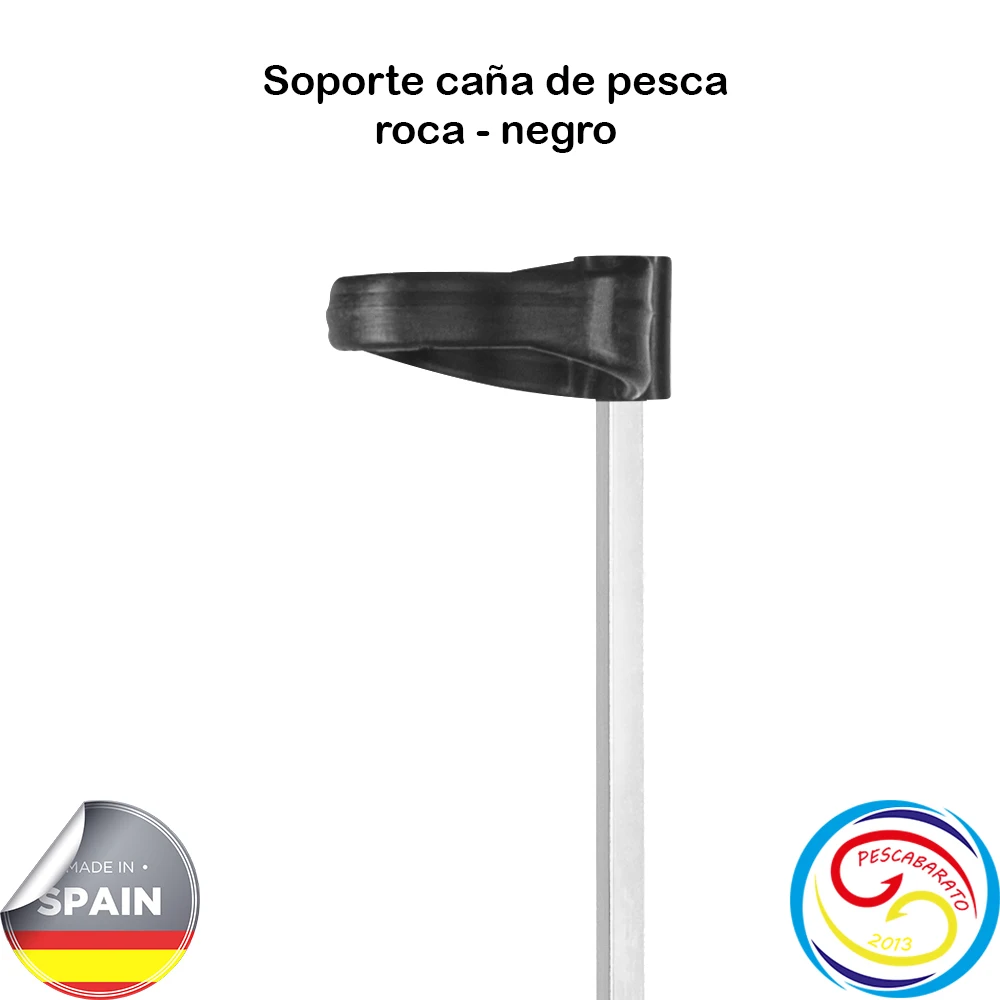 Pescabarato Soporte Caña Surfcasting Roca Negro para cañas - imagen 2