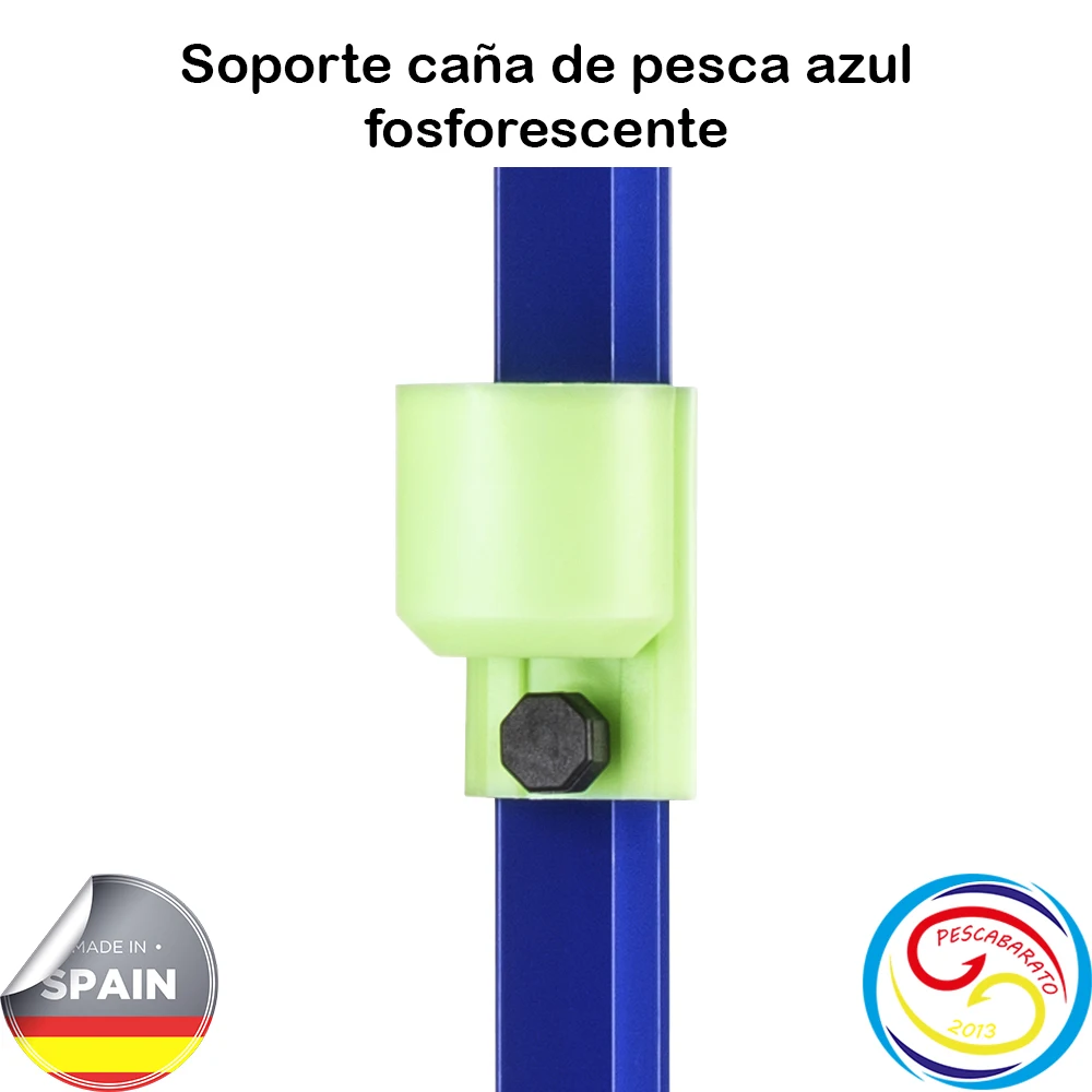 Pescabarato Soporte Caña Surfcasting Azul Fosforescente - imagen 5