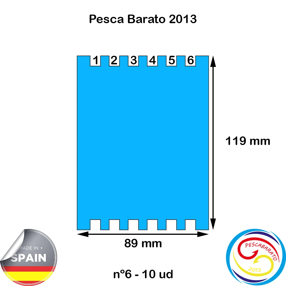Plegadora para anzuelos montados – Organizador de pesca - imagen 3