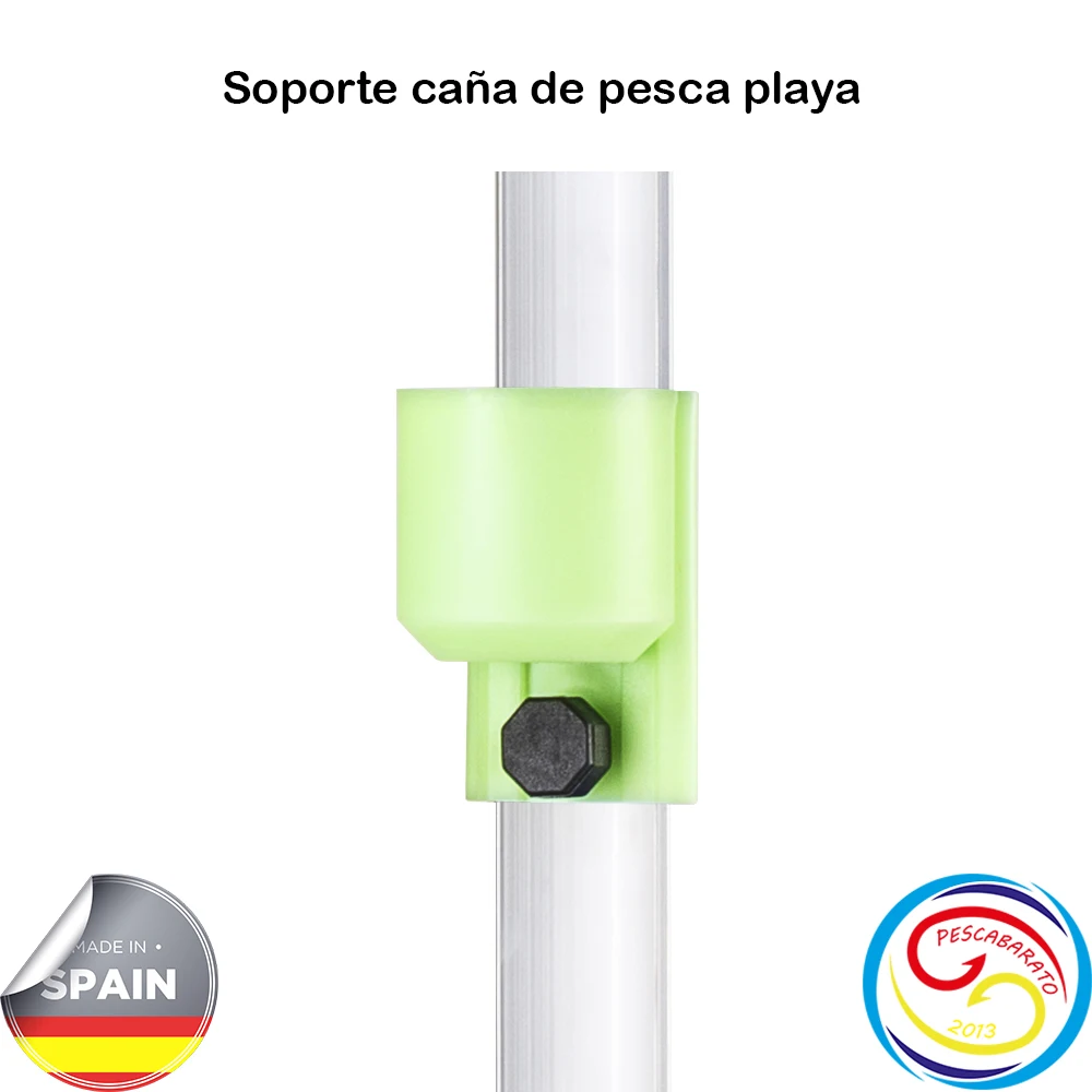 Soporte Caña Surfcasting Regulable Pescabarato Horquilla Fosforescente - imagen 5