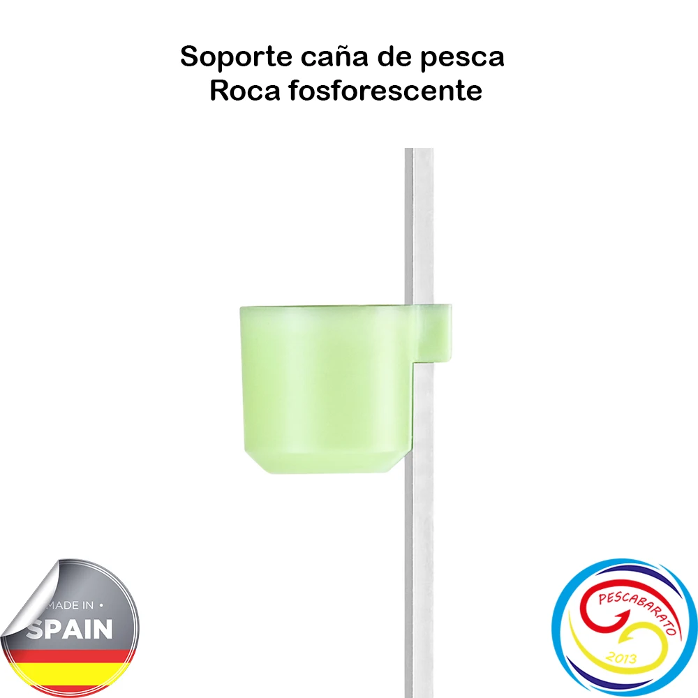 Soporte caña surfcasting Pescabarato fosforescente Roca - imagen 4