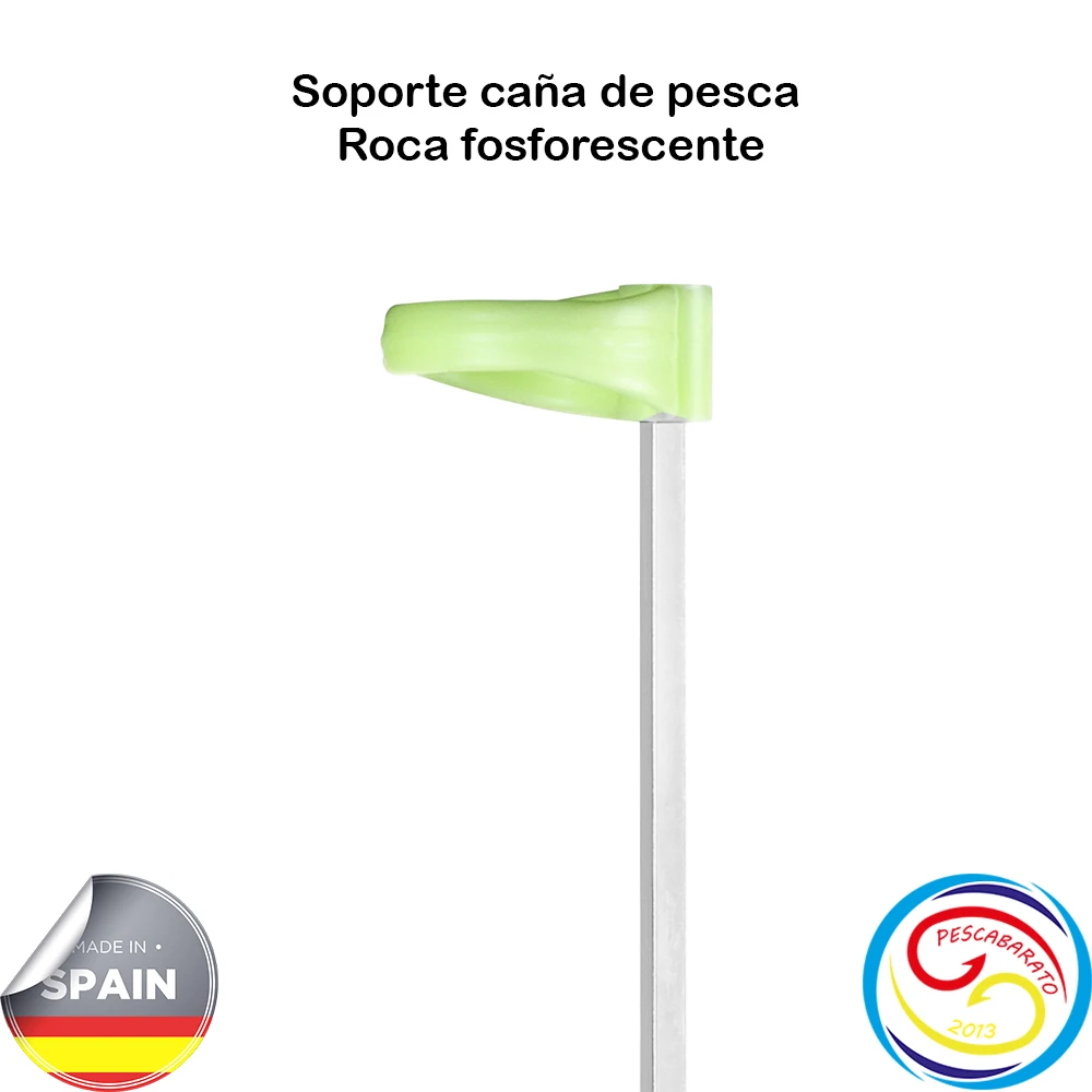 Soporte caña surfcasting Pescabarato fosforescente Roca - imagen 2