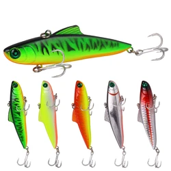 1 Uds VIB señuelo de pesca plomo nadar Minnow Wobbler cebo duro 85mm21g Crankbait Artificial pesca en el mar de invierno lubina buceo cebo giratorio