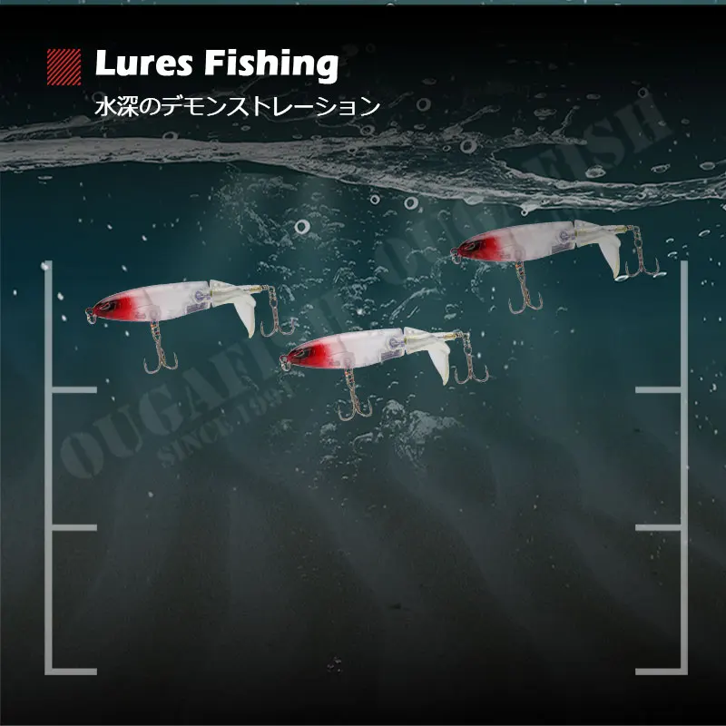 Whopper-señuelo De Pesca Plopper, cebo giratorio De 13G, para agua salada - imagen 5