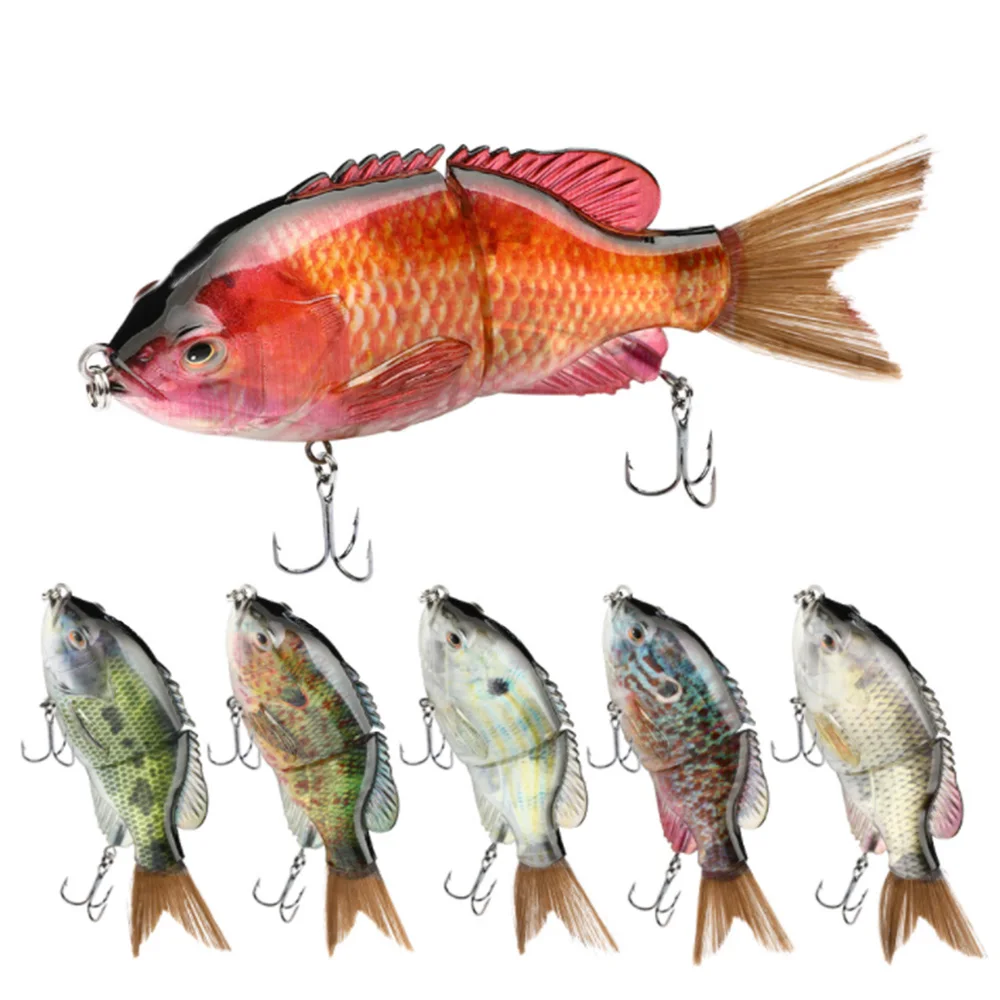 Señuelo grande multiarticulado Swimbait Glide, 2 segmentos, 15cm, 58,3g, Lucio, muskkie, Walleye, lubina, cola de cepillo, pesca de hundimiento en el mar - imagen 2