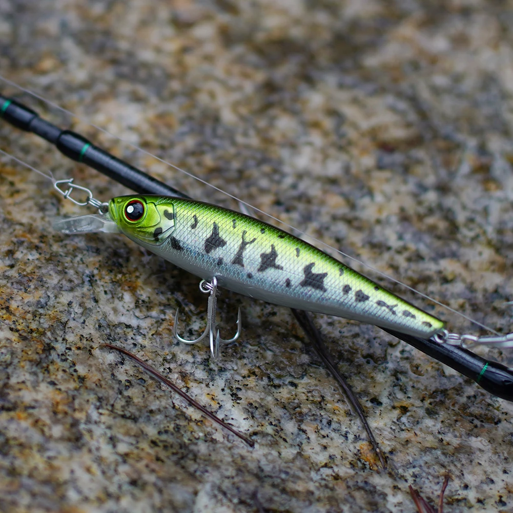 BassLegend pesca suspensión Jerkbait Squad Balisong Minnow Bass Pike trucha señuelo 100 SP sonajero 100mm 17g - imagen 4