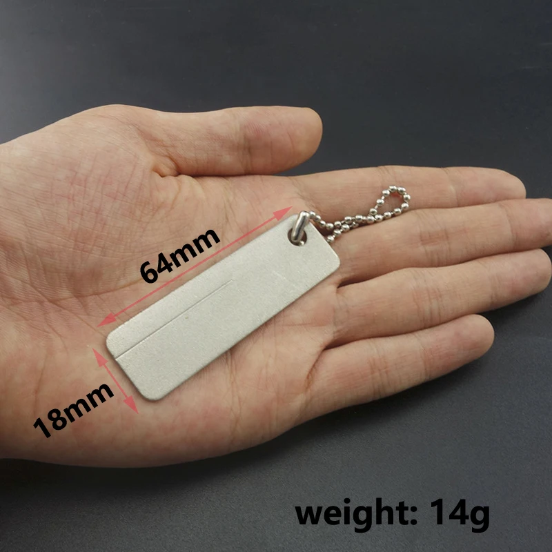 Amoladora de anzuelos de pesca portátil, Mini cuchillo de diamante fino, herramienta de afilado de anzuelos, Kits de reparación de herramientas de pesca al aire libre, 1 ud. - imagen 4