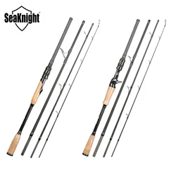 SeaKnight-caña de pescar serie Rapier, 1,68 M, 1,8 M, 2,1 M, 2,4 M, 2,7 M, 3,0 M, secciones de caña de pescar de carbono, caña de viaje para pesca con señuelo