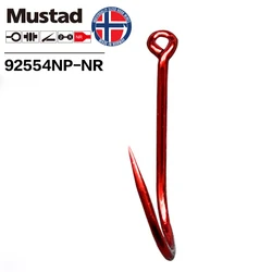 Anzuelos compensados Mustad Big Red 2X SUICIDE – Punta triangular