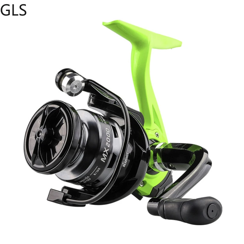 GLS 2022 nueva serie MX 2000 3000 4000 5000 6000 7000 carrete de Metal completo carrete de pesca giratorio 4 + 1BB herramientas de pesca de rueda de pesca - imagen 3