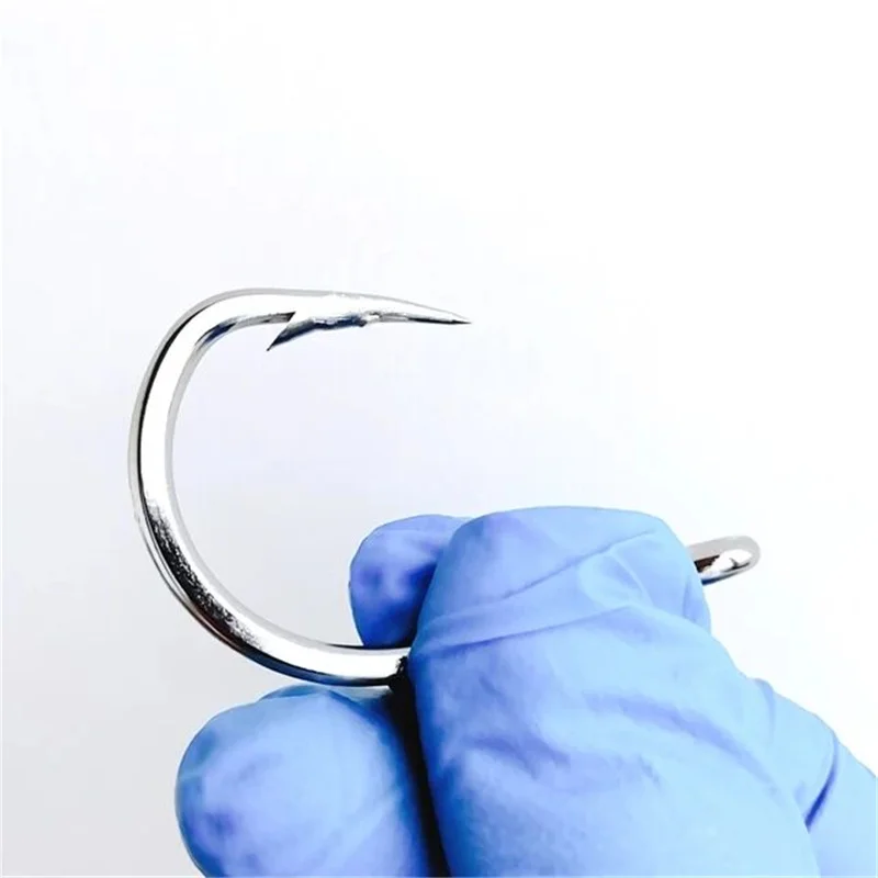 Circle Hook Jig Heads Stainless Steel Fishing Hooks Live Bait Fishhooks Freshwater Saltwater Sea Fishing Accessories Peche Pesca - imagen 4