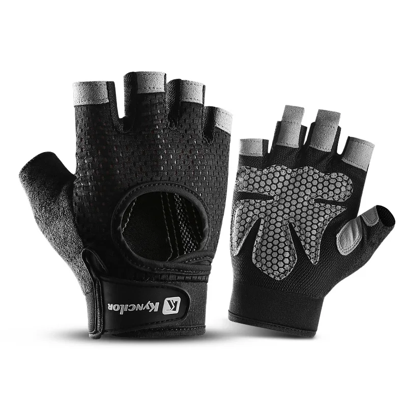 Topline Tackle-guantes de pesca Unisex, transpirables, resistentes al desgaste, para montar, carreras, exteriores, ciclismo, bicicleta, medio dedo - imagen 2