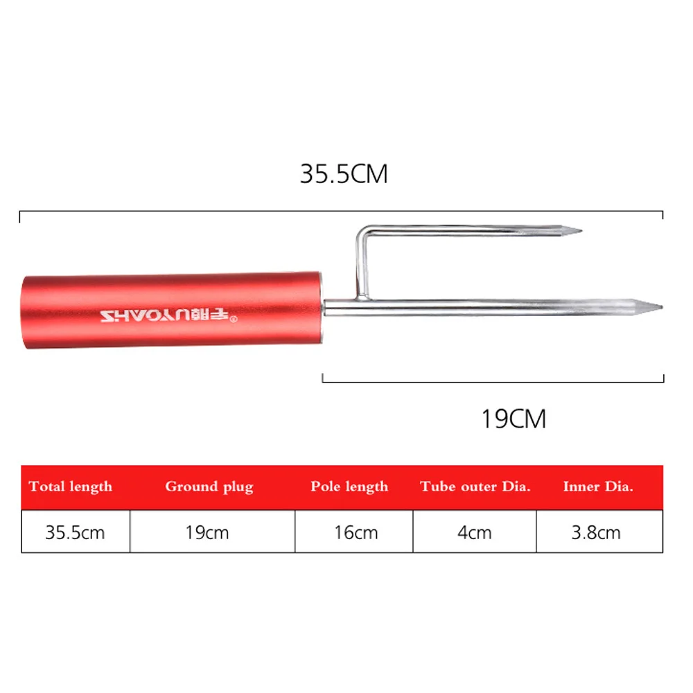 Soporte portátil para caña de pescar en negrita, soporte para poste, enchufe duradero, soporte para caña de pescar de mar, herramienta de aparejos de enchufe - imagen 4