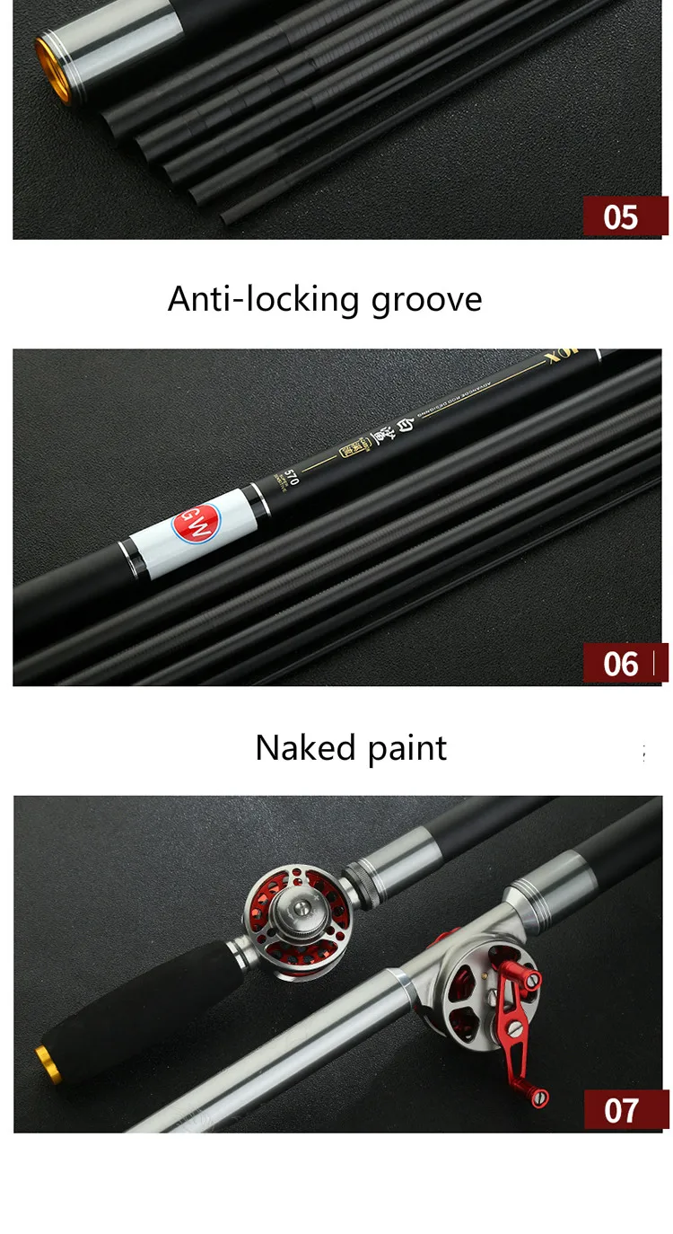 Mejore su experiencia de pesca con nuestras varillas duraderas y elegantes