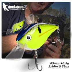 Hunthouse-Señuelos de Pesca KVD 2,5, cebos artificiales flotantes de 65mm y 16,5g para lubina, trucha y Lucio