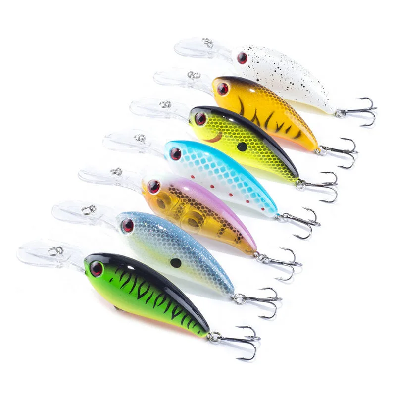 Señuelos de Pesca de manivela, aparejos Wobbler Minnow, cebo duro Artificial Isca para Lucio, Crankbaits, Pesca de curricán de mar, 10cm, 14g, 1 pieza - imagen 3