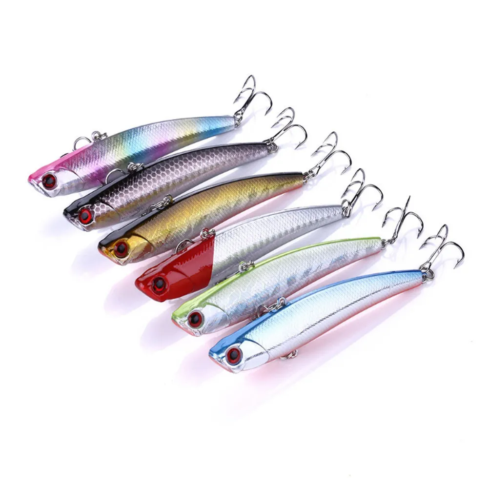 1 Uds. Señuelo de Pesca hundido 9,5 cm 26g plástico Artificial duro VIB vibración sonajero invierno hielo Lucio cebo aparejos Isca Pesca - imagen 2