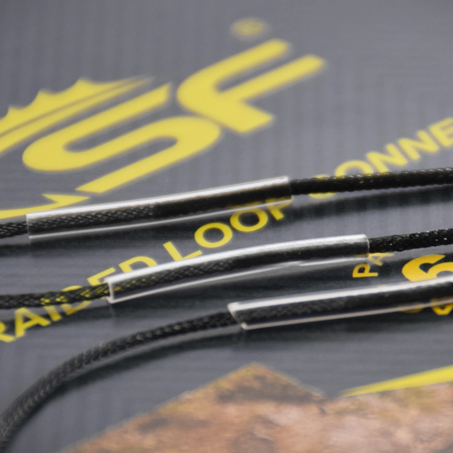 SF 6 uds bucle líder trenzado de nailon de alta resistencia 20/30/50LB conector de bucle trenzado de pesca para sedal de pesca con mosca - imagen 3