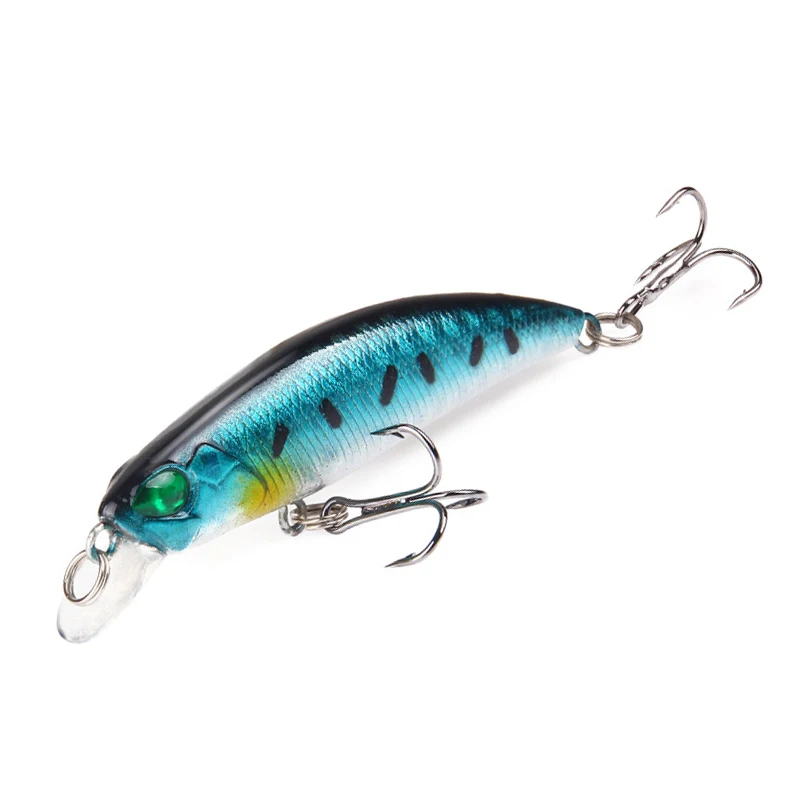 Crankbait Artificial realista, 1 Uds., Wobblers, cebo de pesca Artificial de mar, 7cm, 4g, Señuelos de pesca de pececillo, cebo de plástico duro 2023 - imagen 4