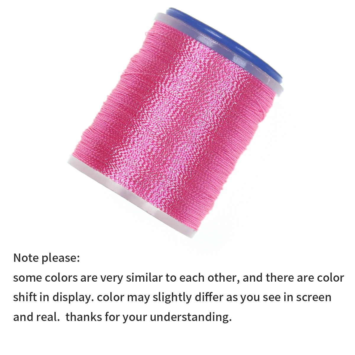 Wifreo 150D hilo de oropel metálico, serpentina de Ninfa, línea de Color perla para atado de anzuelos de plantilla - imagen 3