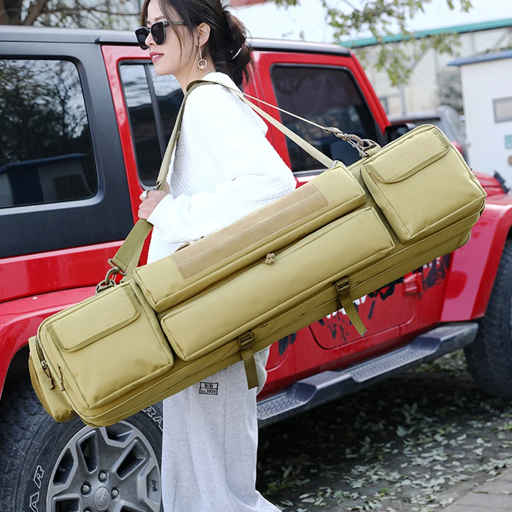 Bolsa de transporte portátil para caña de pescar, bolsa de almacenamiento de 2 capas, herramientas para caña de pescar, 120cm, X418G - imagen 4