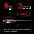 Sinking 2pcs 8g