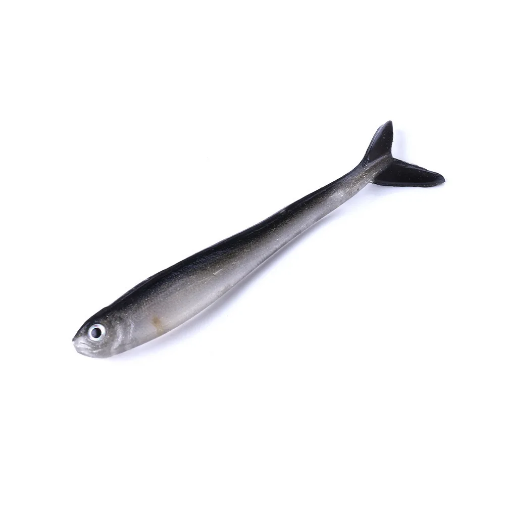 10 unids/bolsa señuelo suave Wobbler cebo con cabeza de anzuelo suave 80mm Bass Crankbait Swimbait señuelos cebos artificiales para accesorios de señuelo de pesca - imagen 5