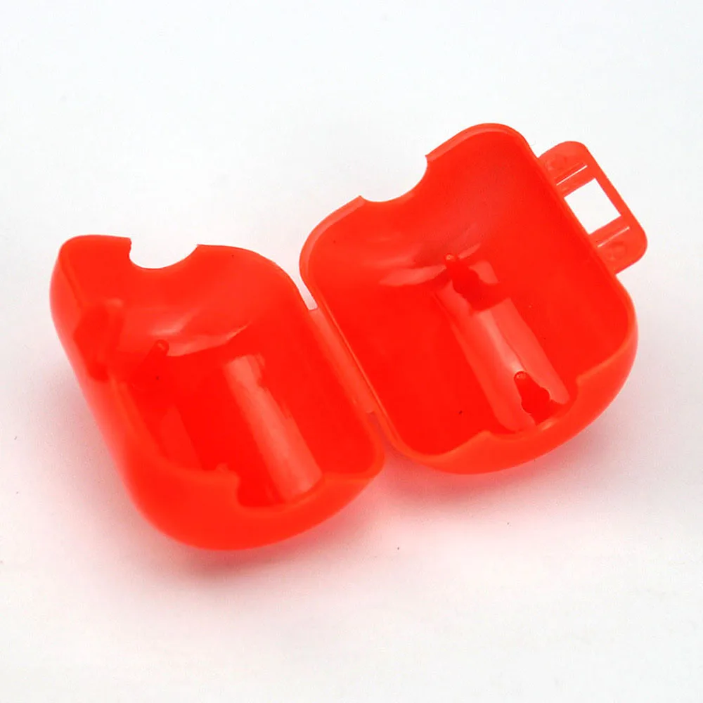 Señuelos de Pesca de calamar y pulpo, anzuelo Protector, cubierta de Camarón, señuelo de pescado, gorras de seguridad, accesorios de pesca, herramientas, 50 unidades por lote - imagen 2