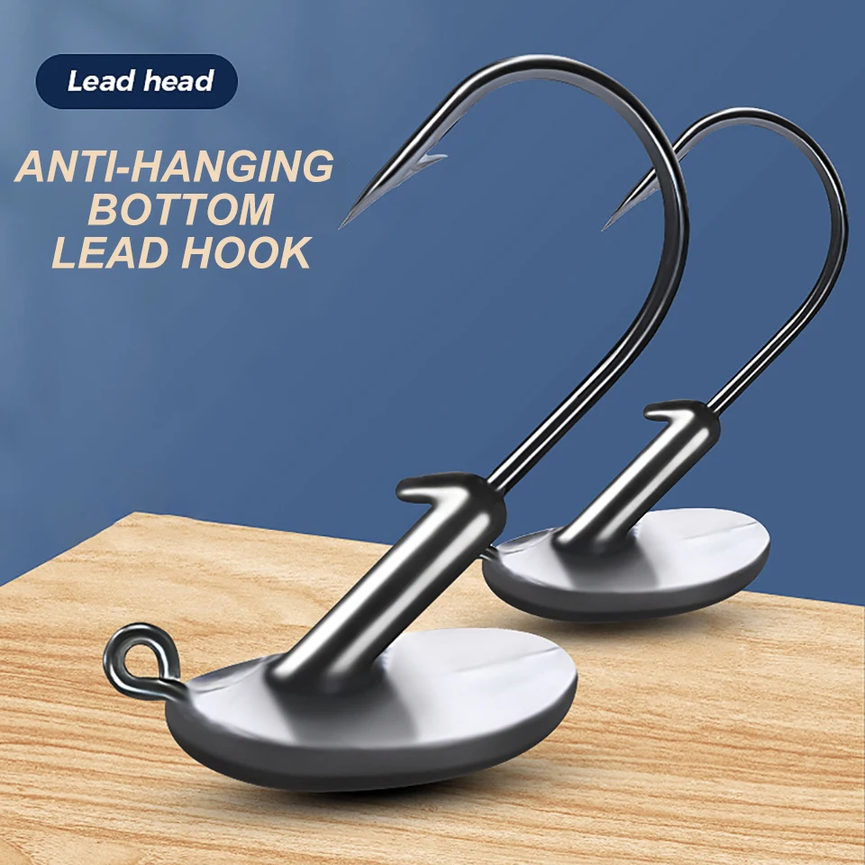 WALK FISH-anzuelo de pesca de 3,5g, 5g, 7g, 10g, 14g, señuelo suave, aparejos de pesca, lote de 5 unidades - imagen 3