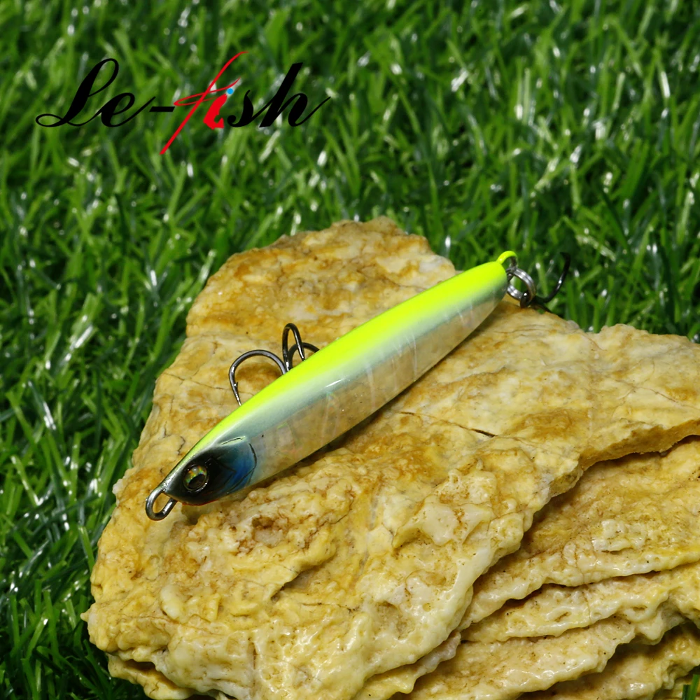 Le fish-señuelo de pesca de lápiz de 60mm y 6g, cebo duro de plástico Artificial para perca, Lucio, Zander