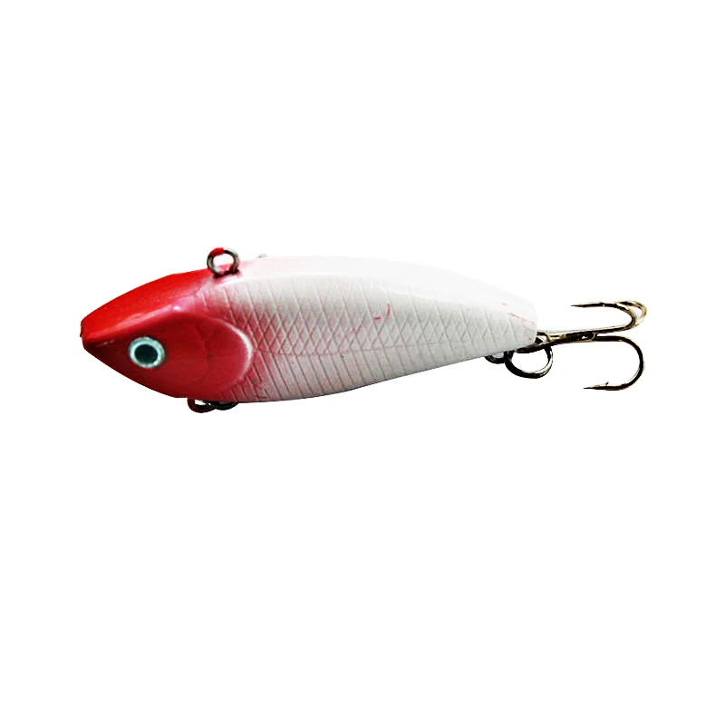 POETRYYI-señuelo de Pesca duro VIB, 1 unidad, 5cm 5g, cebo Artificial de plástico, anzuelos triples, Peche, Lucio, Pesca de curricán, aparejos de Pesca - imagen 5