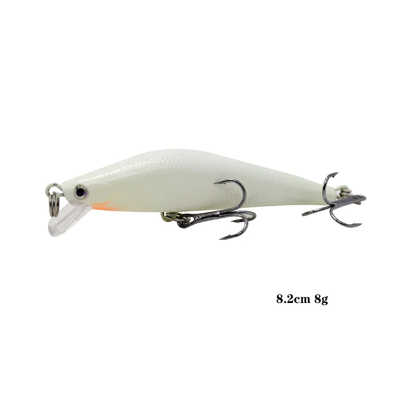 Señuelo de pesca nocturno cebo Minnow VIB lápiz Popper manivela cebo que brilla en la oscuridad señuelos artificiales luminosos 8-13g 1 pieza en oferta - imagen 3