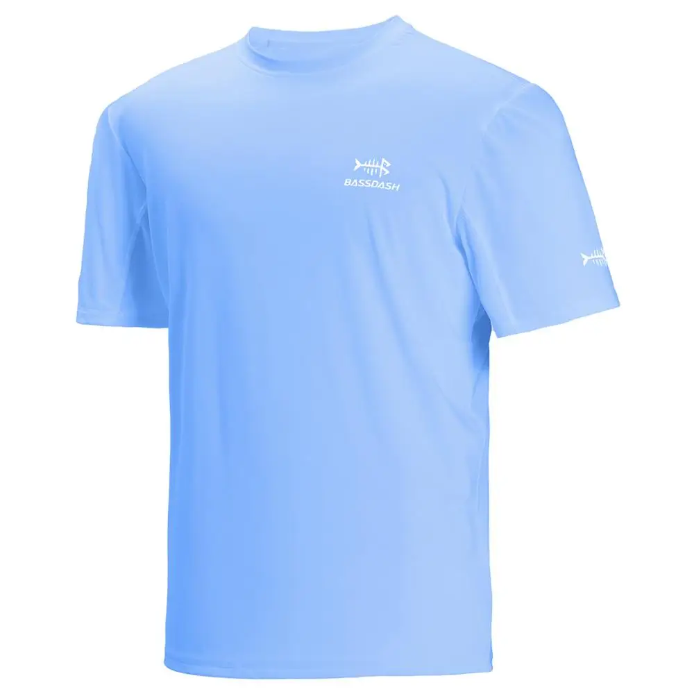 Bassdash Camiseta de pesca con protección solar UPF 50+ para hombre, camiseta UV de manga corta - imagen 5