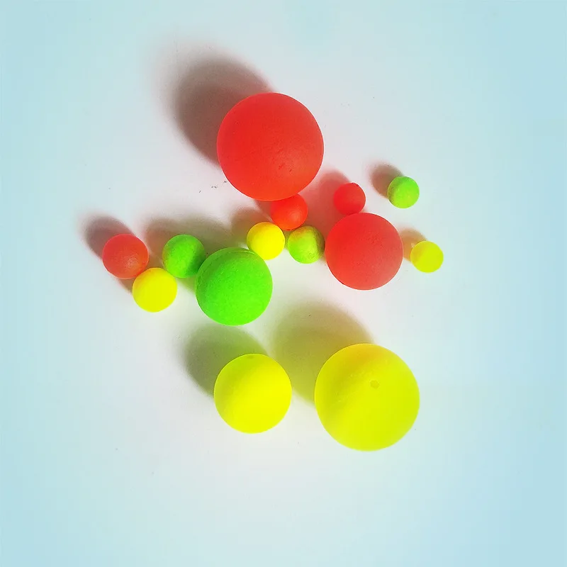 Venta al por mayor de flotadores redondos llamativos de espuma, cuentas de flotabilidad, frijoles, aparejo inferior para miopía, aparejos de Pesca, accesorios - imagen 5