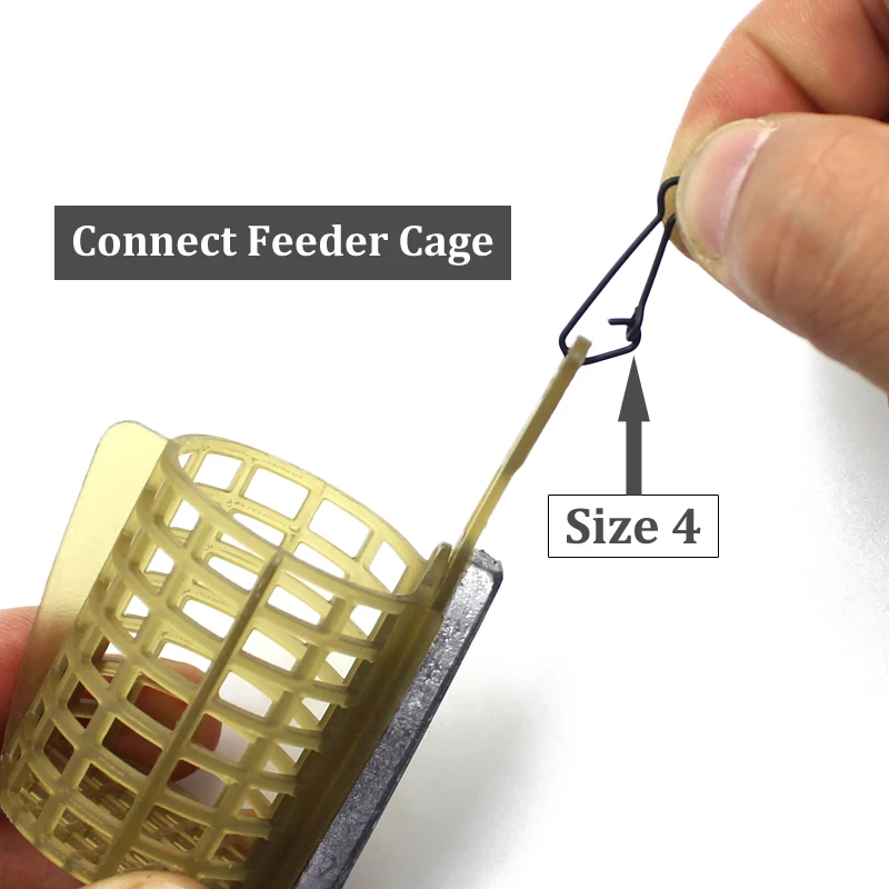 Accesorios de 20 piezas para pesca de carpa, gancho rápido a presión, Clips giratorios para carpa, aparejos de pesca - imagen 5