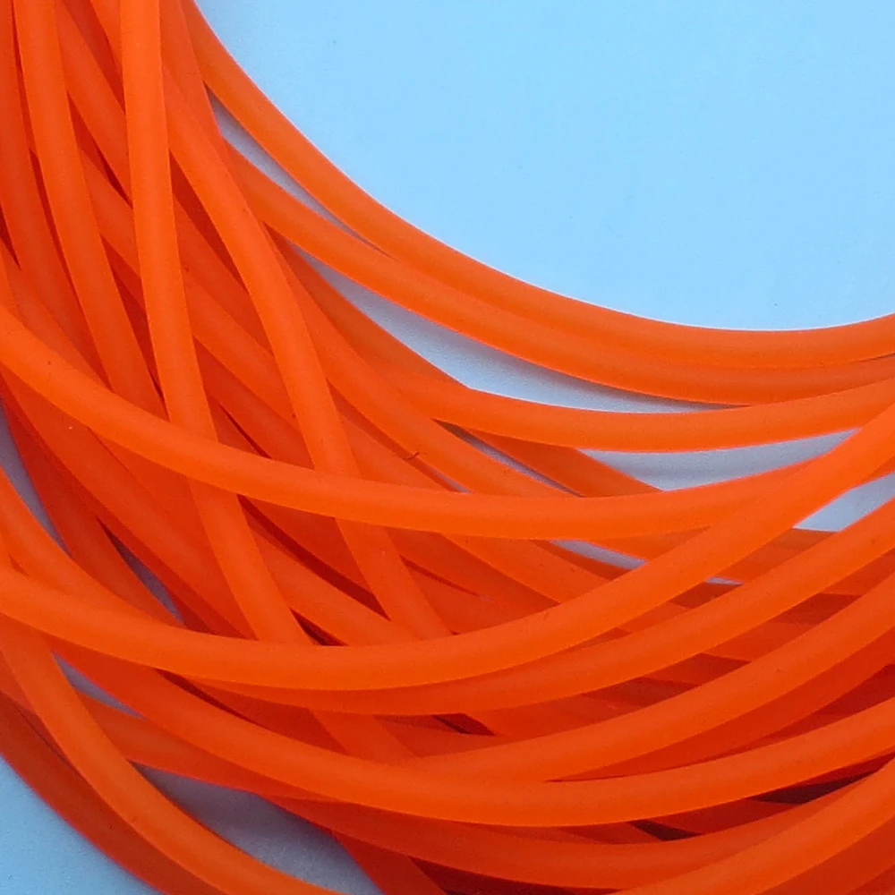 Cuerda de pesca de goma, 1 metro, 5-10 metros, diámetro de 2,2mm, línea de goma elástica sólida, estiramiento de 1 metro, 7 veces - imagen 3