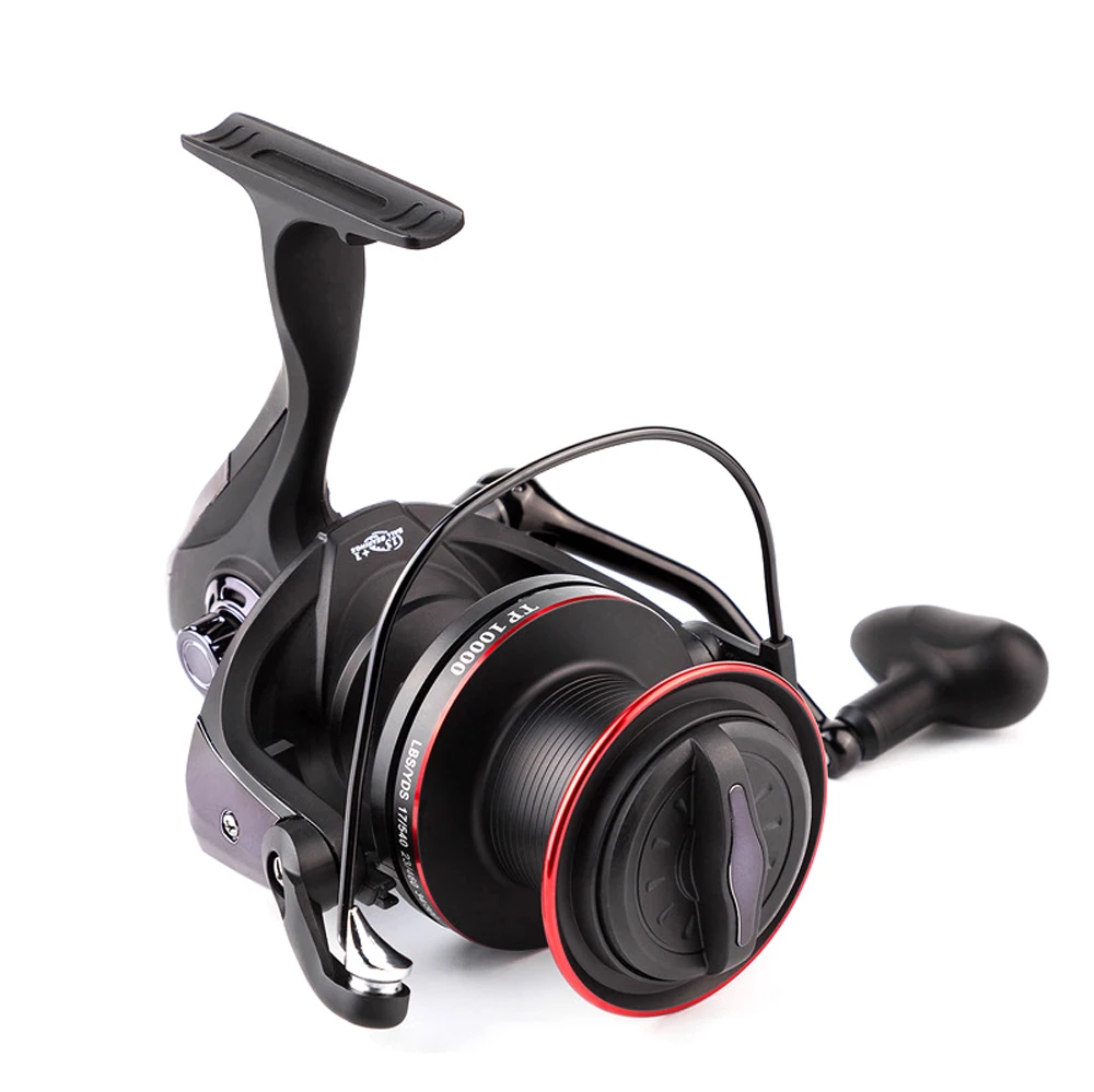 Carrete de pesca grande, serie 8000, 9000, 10000, carretes de pesca giratorios de fundición larga, 4,1: 1, captura de peces, alimentador de carpa, rueda de pesca, nuevo - imagen 3