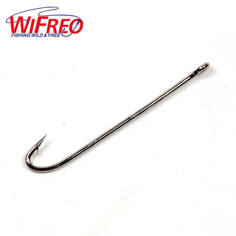 Wifreo anzuelos de pesca de caña larga, anzuelos de Anguila de alambre grueso, paquete de 20 piezas - imagen 2