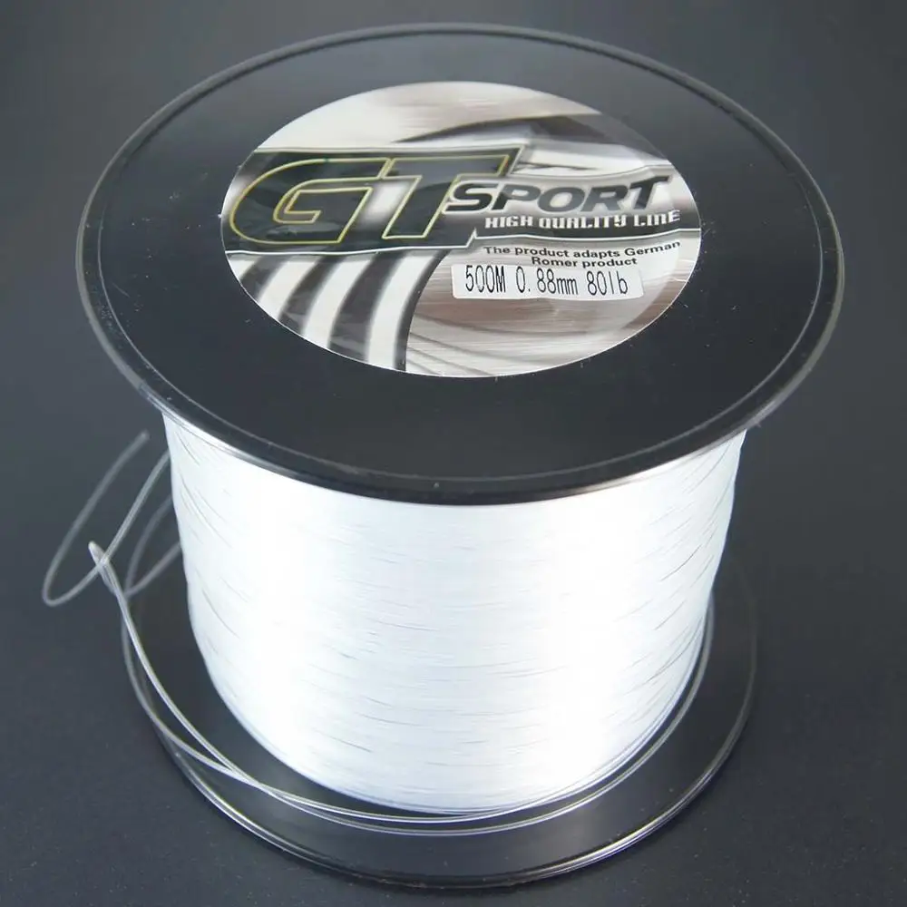 DORISEA-Línea de nailon monofilamento transparente, hilo de Pesca de Mar GT fuerte, Mono 35lb, 40lb, 50lb, 60lb, 70lb, 80lb, 90lb, 500M