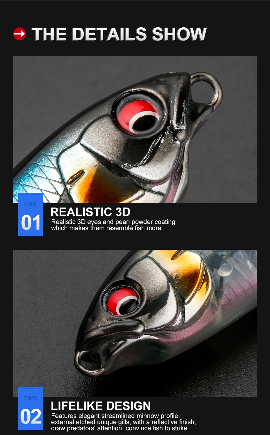 Ejemplo de presentación con movimiento de “twitch” y pausa