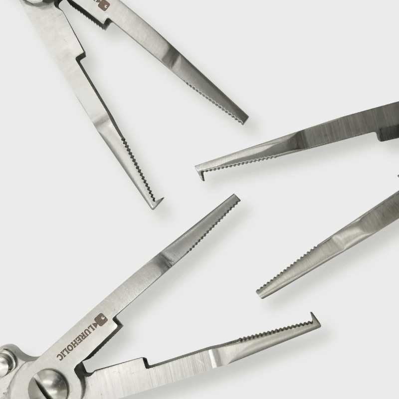 LUREHOLIC-accesorios de pesca, Mini alicates, herramienta para un pequeño anillo deslizante de señuelos, alicates de pesca de acero inoxidable, Cortador de línea trenzada - imagen 2