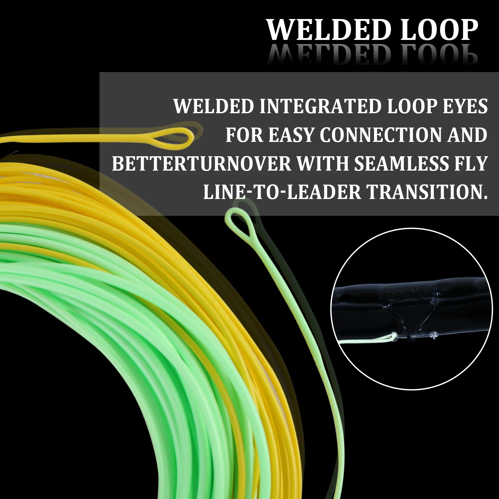 Maximumcatch-sedal de pesca con mosca Real, peso hacia adelante, sedal flotante con bucles soldados, peso de línea 4-8WT 90 pies - imagen 5
