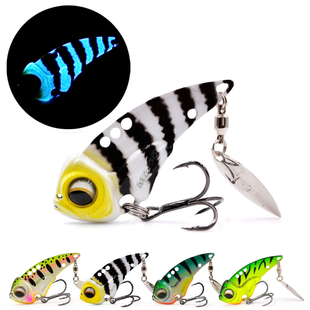 THETIME-señuelo de Metal con forma de Vib para lubina jigging pesca señuelo de la cigarra 55mm 60mm 13g 17g señuelos de pesca mar - imagen 4