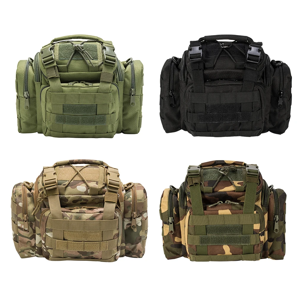 Kit de Señuelos de Pesca de 60 piezas con bolsa de aparejos, 5 cajas, cuchara giratoria, señuelo suave, Swimbait, Crankbait, Wobbler, Popper, lubina, trucha, perca - imagen 5